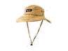 Beige Safari Hat With Black Logo CTPHATBG